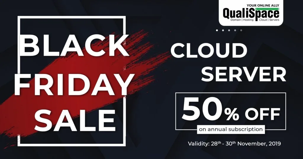 #BlackFriday is on! Flat 50% off on Cloud Server (Biggest Sale Ever!)